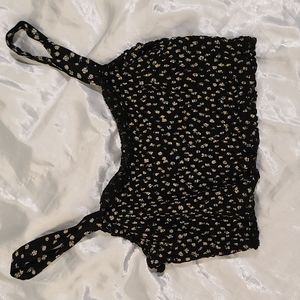 Cute flower crop top
